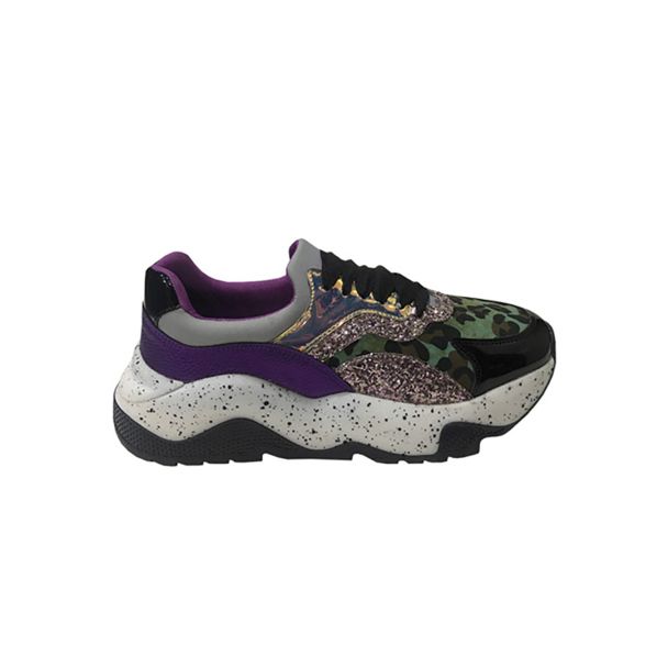 Zapatilla Ecocuero Morado