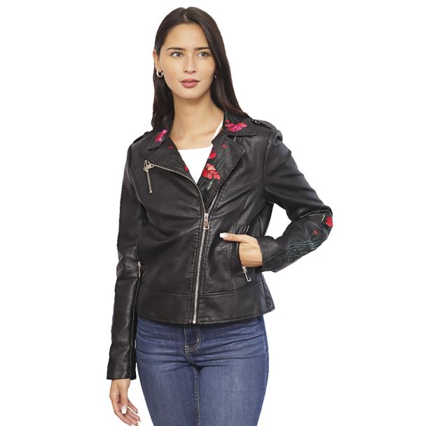 Chaqueta Ecocuero Rojo