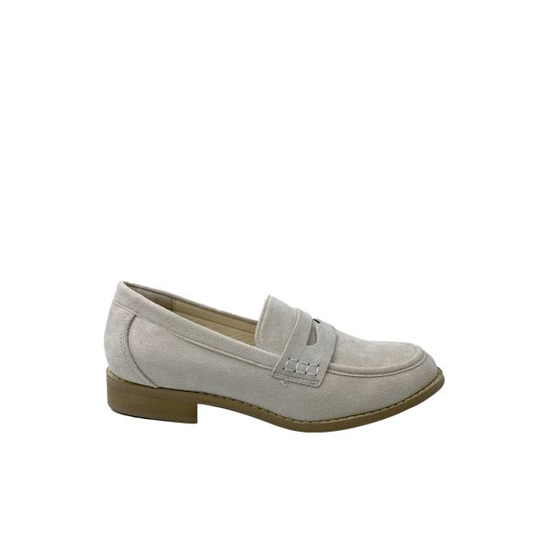 Mocasin Gamuza ecológica ZB008 Beige