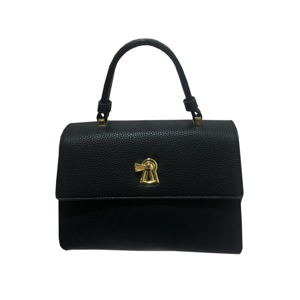 Cartera Cuero Ecológica Negro