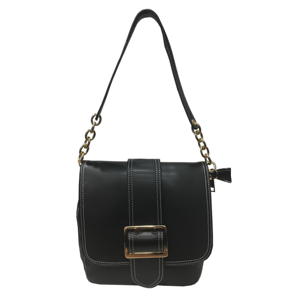 Cartera Cuero Ecológica Negro
