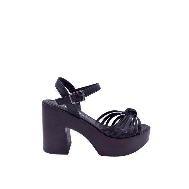 Sandalia Ecocuero Negro