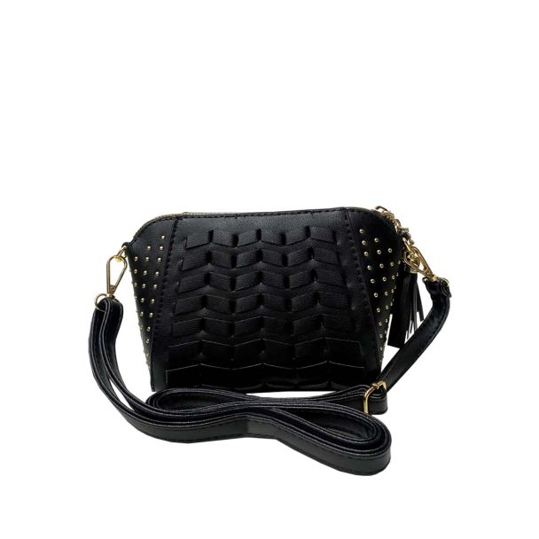 Cartera Cuero Ecológica Negro