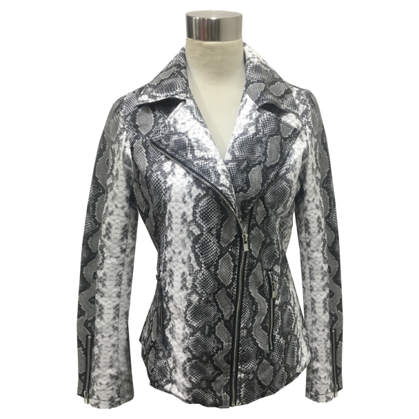 Chaqueta Ecocuero Negro