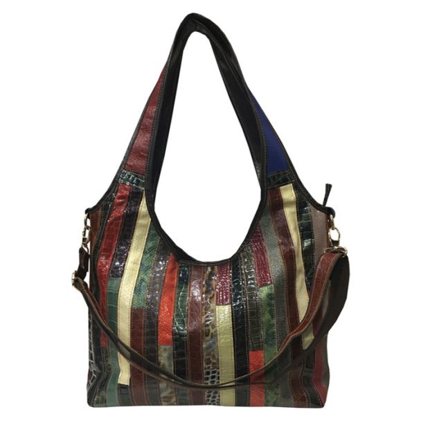 Cartera Cuero Multicolor