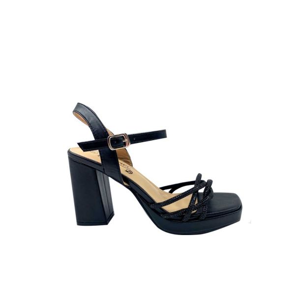 Sandalia Ecocuero ZB015 Negro