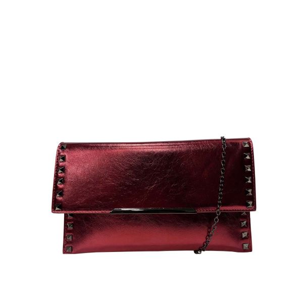 Cartera Cuero Ecológica Rojo