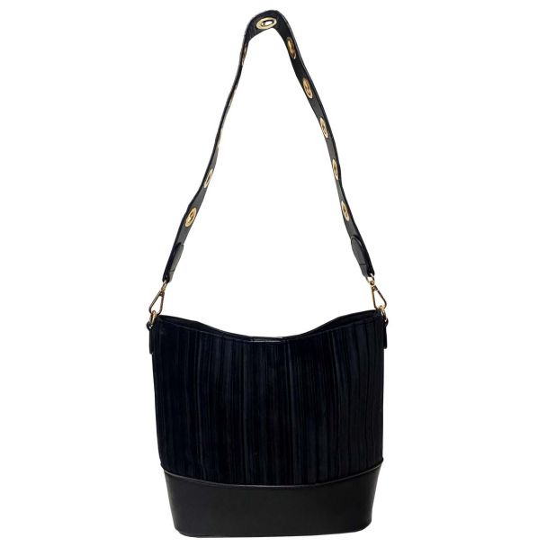 Cartera Cuero Ecológica Negro