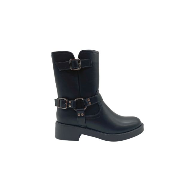 Botin Mujer Negro ZB047