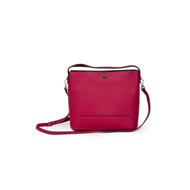 Cartera ecocuero CRU95 Fucsia