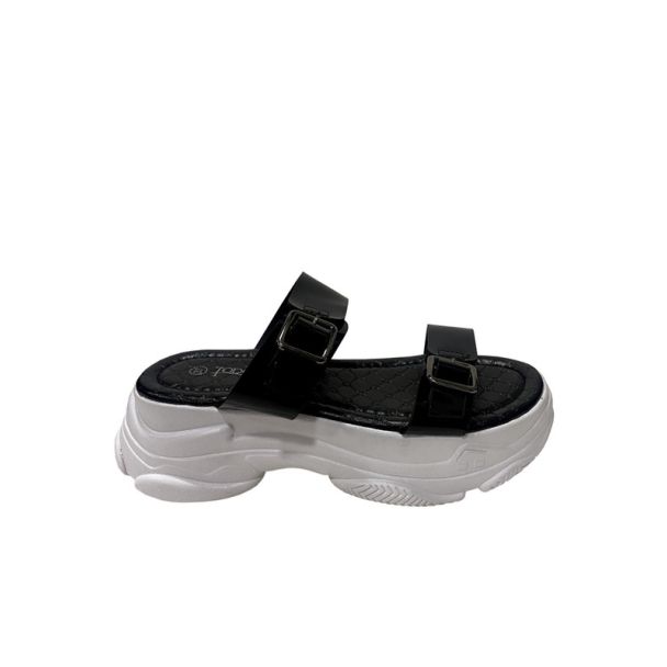 Sandalia Ecocuero Negro