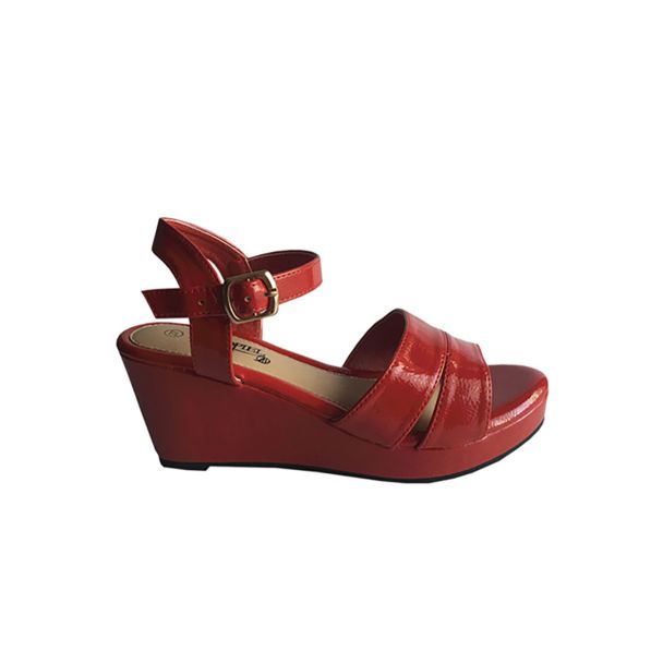 Sandalia Ecocuero Rojo