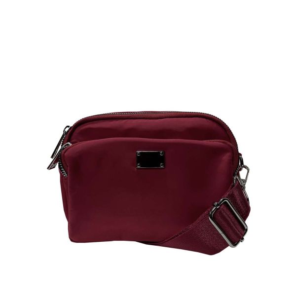 Cartera Naylon Rojo