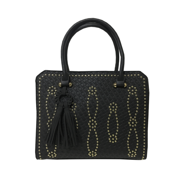 Cartera Cuero Ecológica Negro