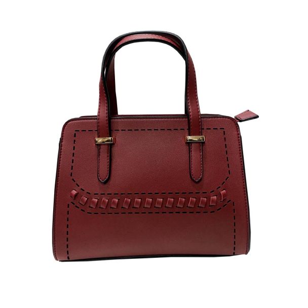 Cartera Cuero Ecológica Burdeo