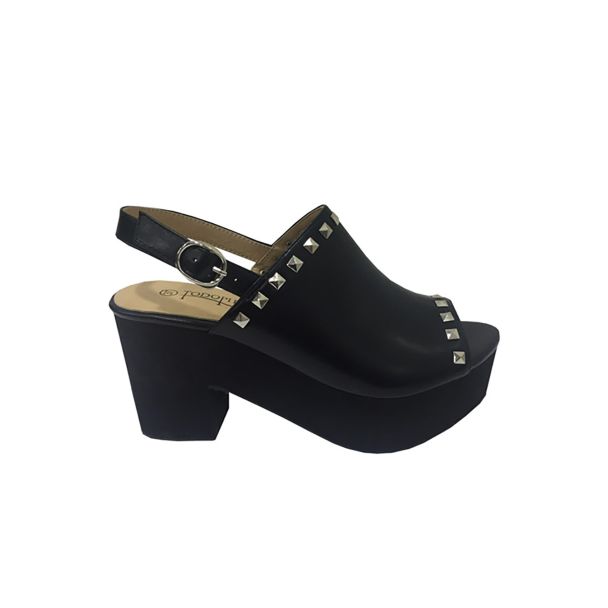 Sandalia Ecocuero Negro
