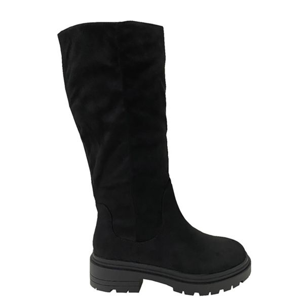 Bota Gamuza Ecológica Negro