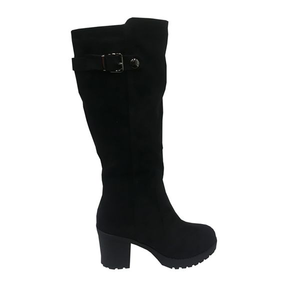 Bota Gamuza Ecológica Negro
