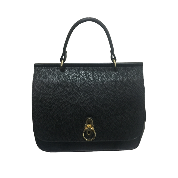 Cartera Cuero Ecológica Negro
