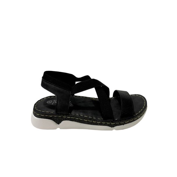 Sandalia Ecocuero Negro