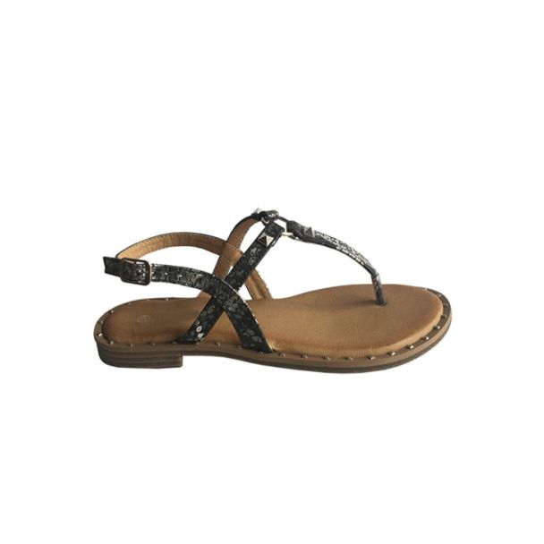 Sandalia Ecocuero Negro