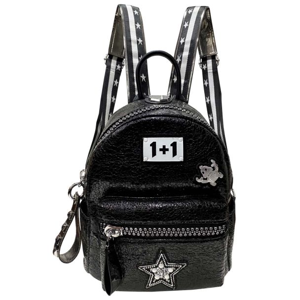 Mochila Cuero Ecológica Negro