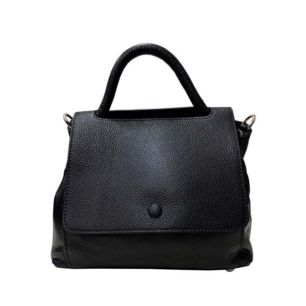 Cartera Cuero Negro