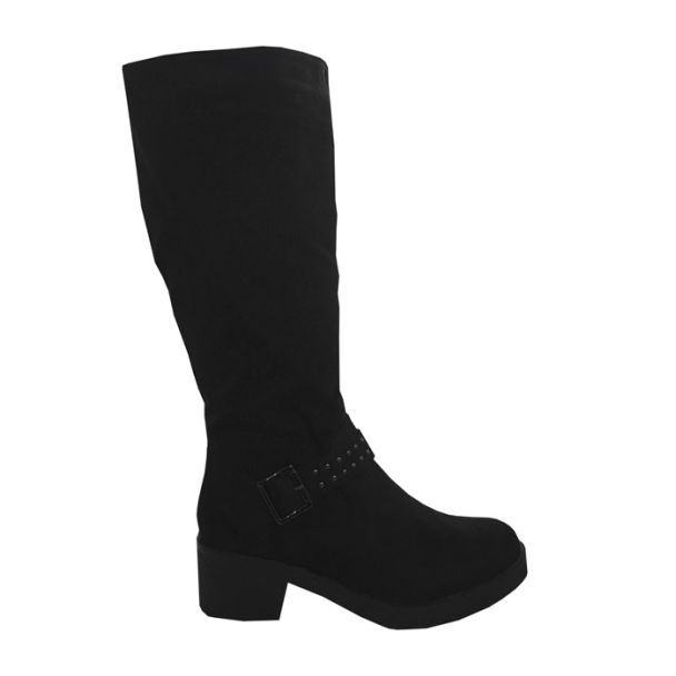 Bota Gamuza Ecológica Negro