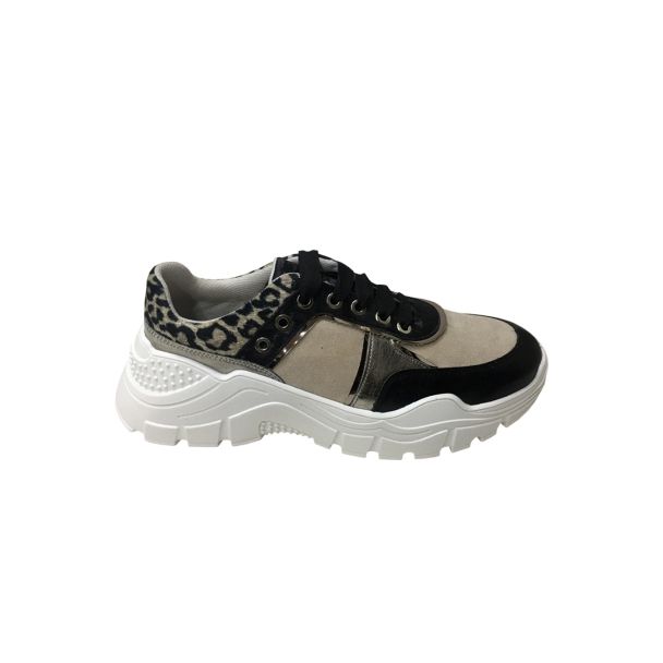 Zapatilla Ecocuero Beige