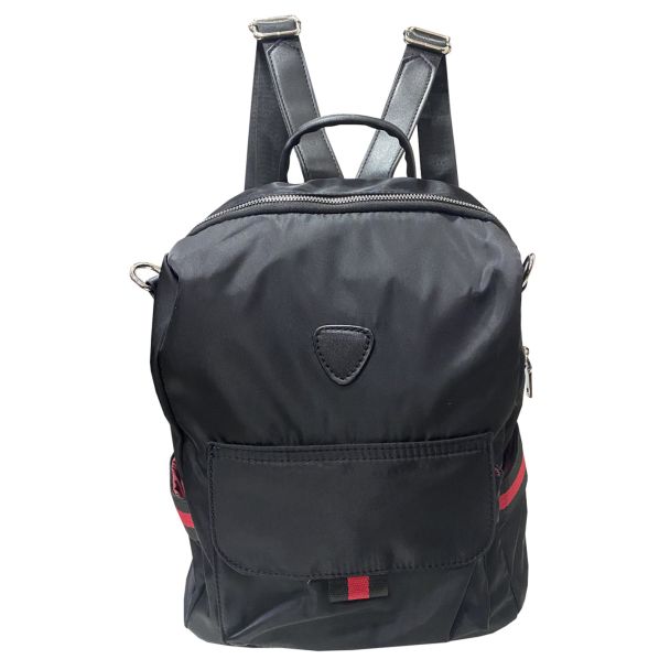 Mochila Cuero Ecológica Negro