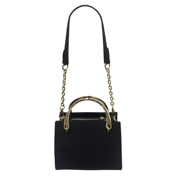 Cartera Cuero Ecológica Negro