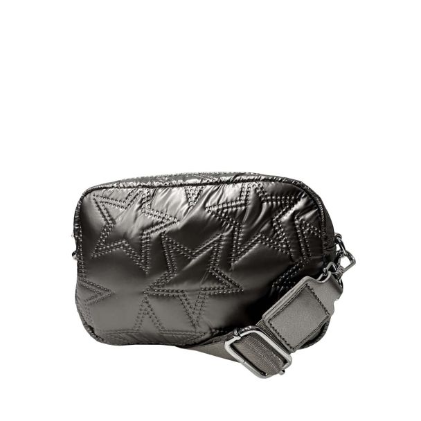 Cartera Naylon Plata