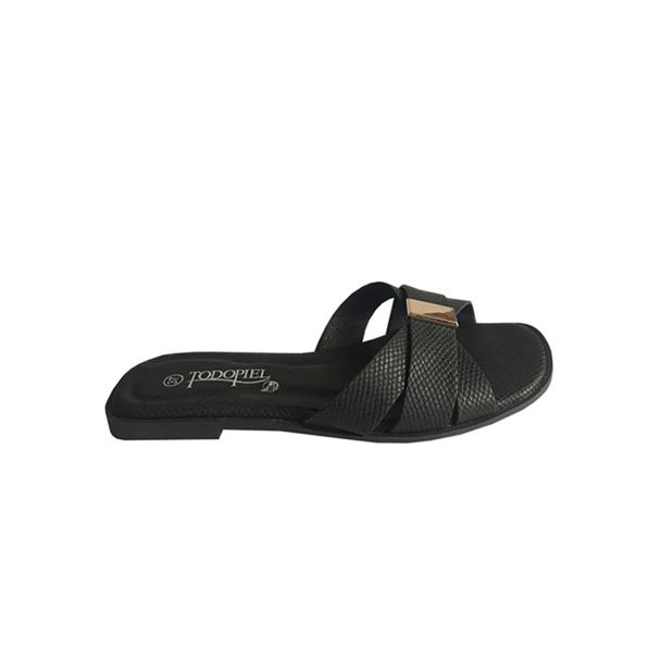Sandalia Ecocuero Negro