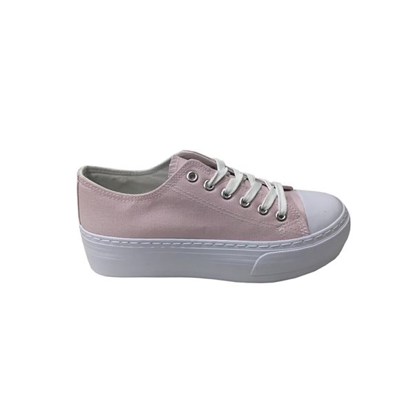 Zapatilla Tela Rosado