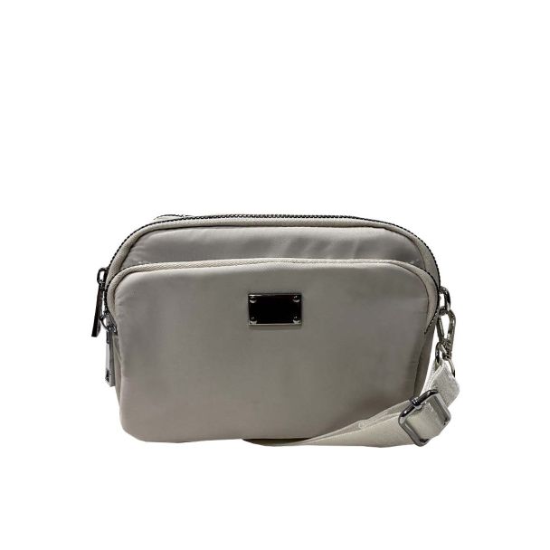 Cartera Naylon Beige