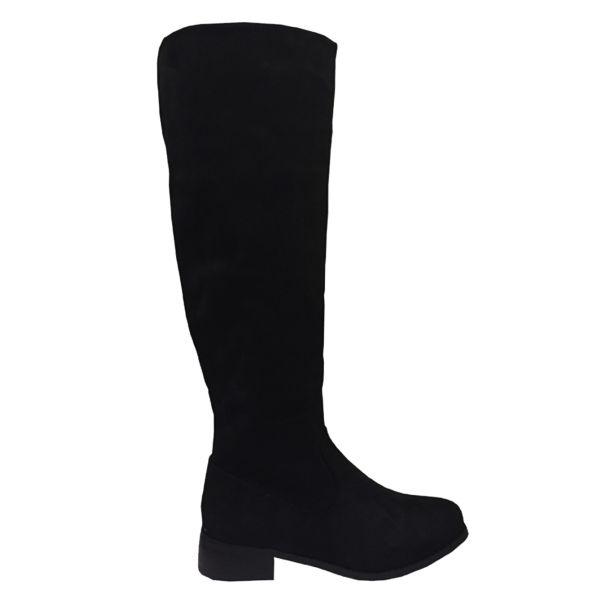 Bota Gamuza Ecológica Negro