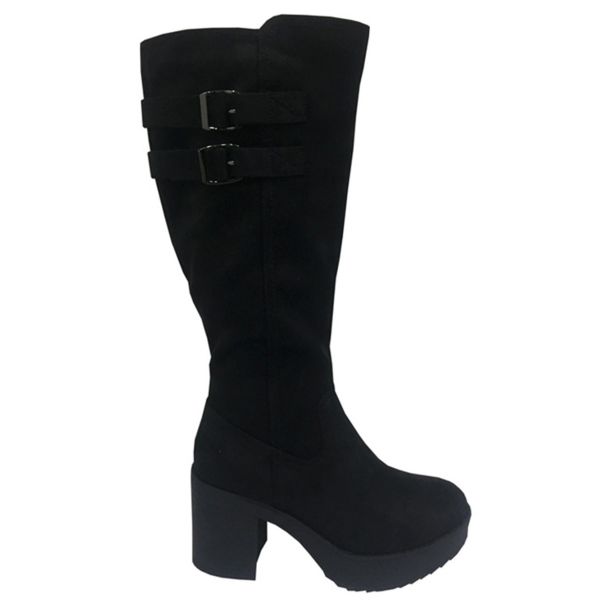 Bota Gamuza Ecológica Negro