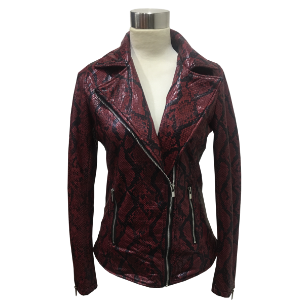 Chaqueta Ecocuero Rojo