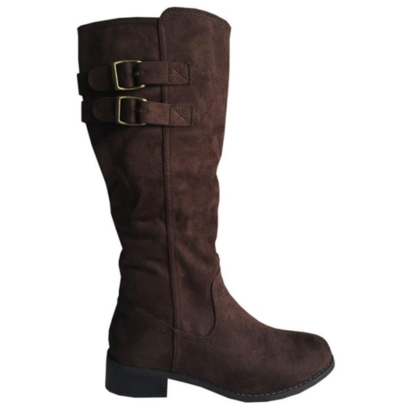 Bota Gamuza Ecológica Chocolate