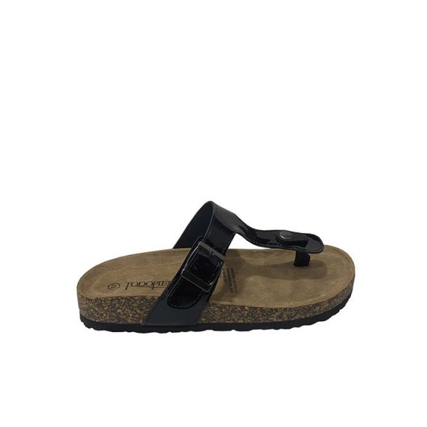 Sandalia Ecocuero Negro