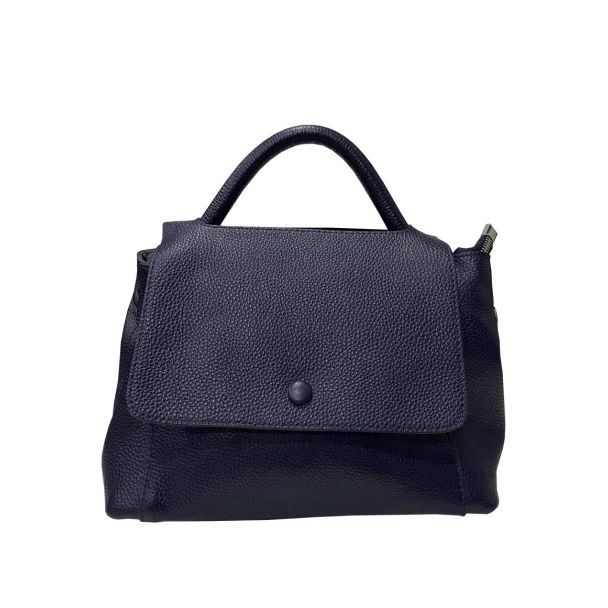 Cartera Cuero Navy