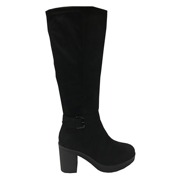 Bota Gamuza Ecológica Negro