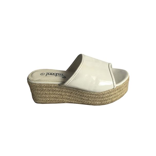 Sandalia Ecocuero Blanco