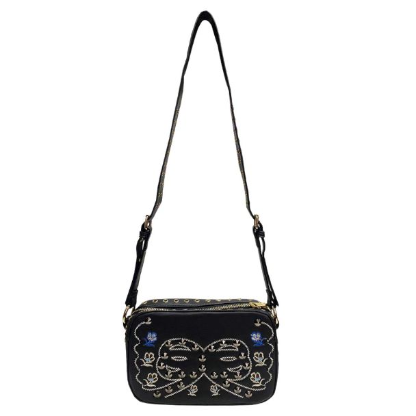 Cartera Cuero Ecológica Negro
