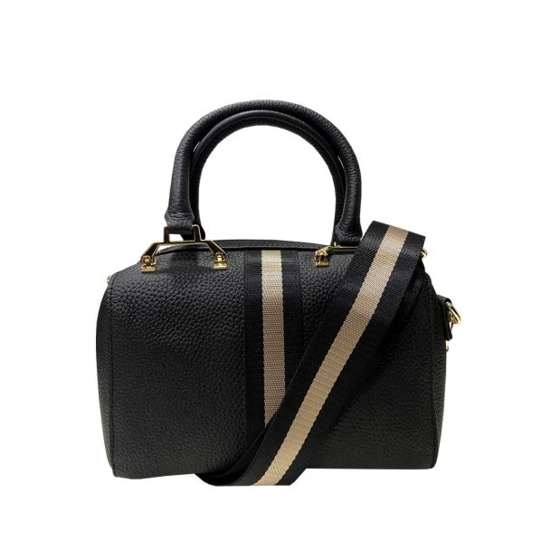 Cartera Cuero Negro