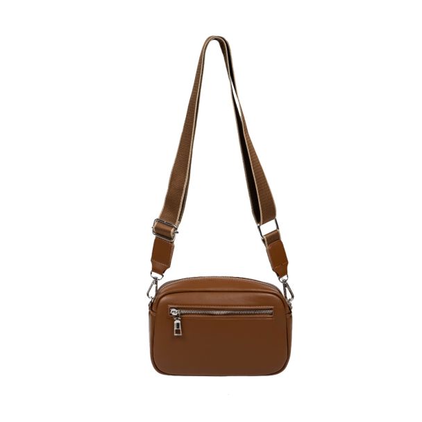 Cartera ecocuero CRU32 Café