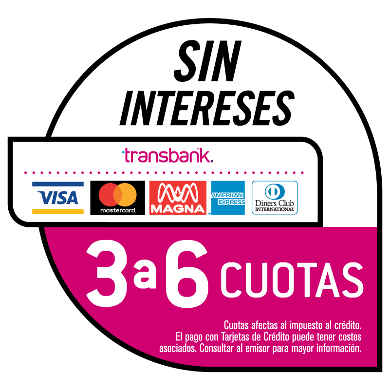 3-6 cuotas sin interes